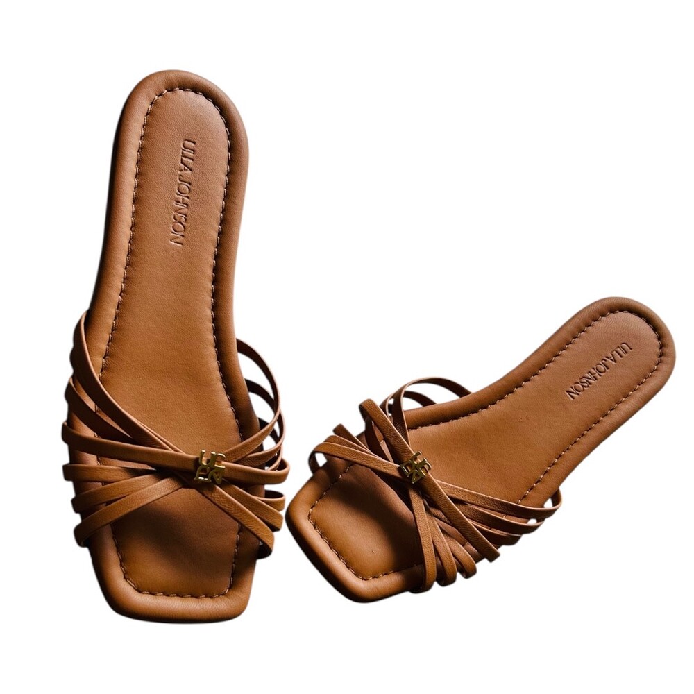 Ulla Johnson Althea Cage Sandals in Pecan Brown - Picture 7 of 10